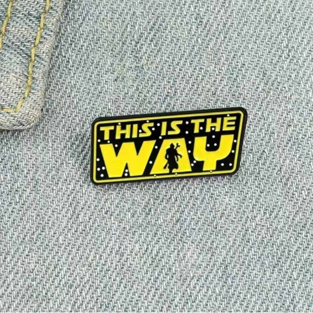 3/$25 “This Is The Way” Star Wars The Mandalorian Pin Badge Brooch